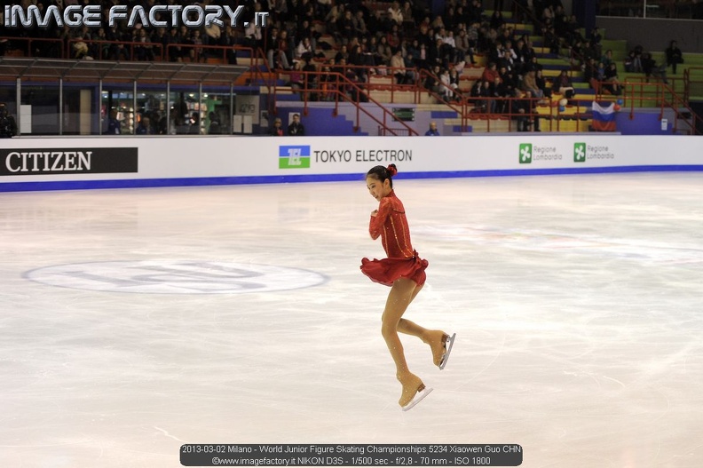 2013-03-02 Milano - World Junior Figure Skating Championships 5234 Xiaowen Guo CHN.jpg